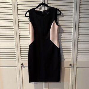 Tommy Hilfiger Black and light Pink Midi Dress